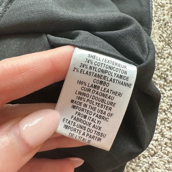 Milly black & cream animal print pencil skirt size 10 - Picture 7 of 9